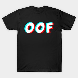 OOF Trippy T-Shirt - Dank Meme Optical Illusion Gift T-Shirt